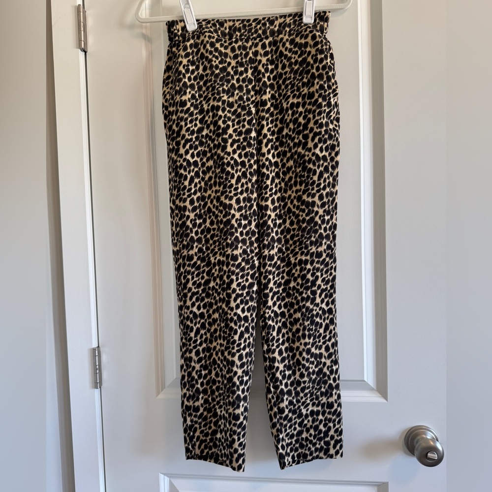 J. Crew Leopard Print Women's Pants